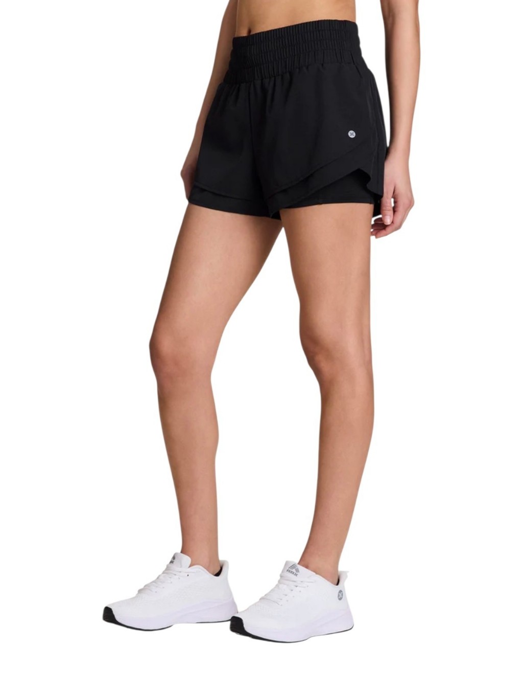 Rbx Womens Sz S Black Running Shorts Inner Brief Drawstring Breathable Athletic